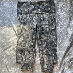 Athleta Flower Print Leggings